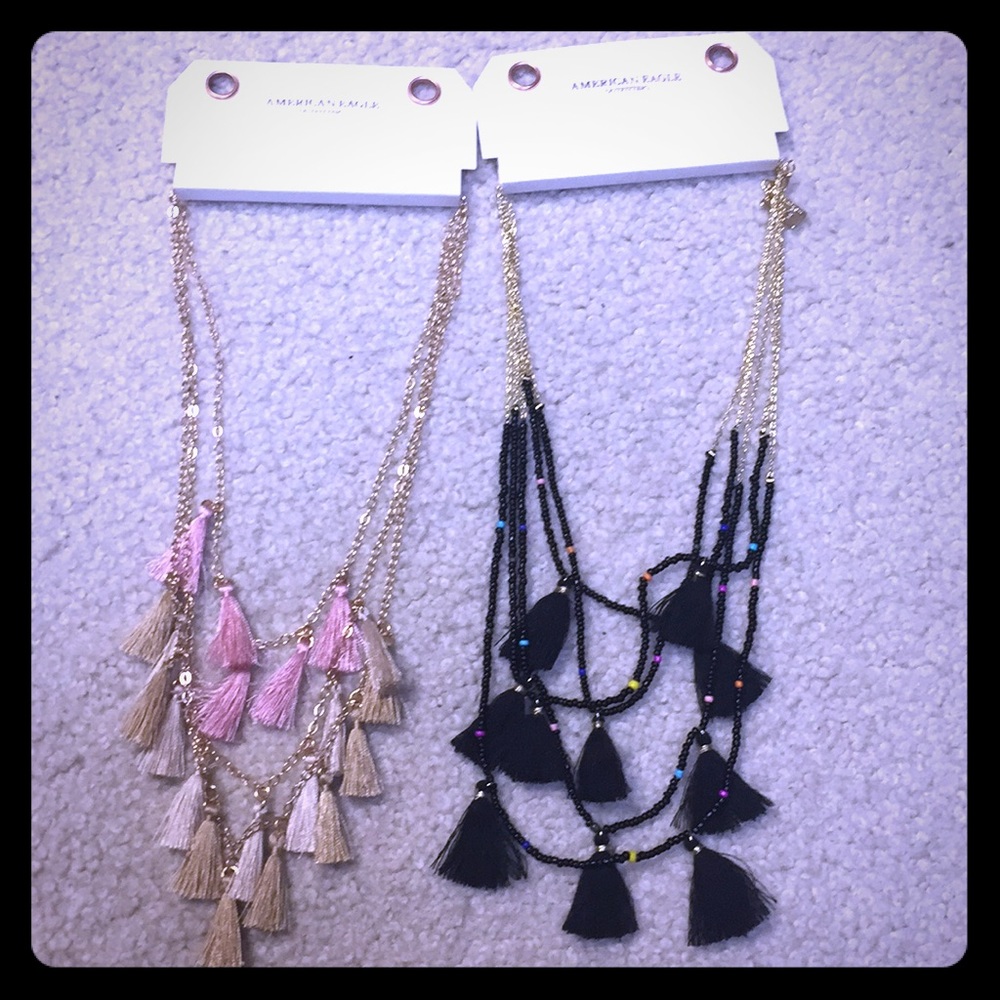 American eagle necklaces- new with tags